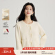 茵曼（INMAN）新中式國(guó)風(fēng)毛衣女2025年春秋季新款圓領(lǐng)套頭毛衣上衣 米杏 L