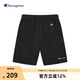 Champion冠軍短褲男夏季2024新款美式休閑純棉運(yùn)動(dòng)褲 M201黑色 XL 