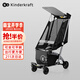 KinderKraft KK口袋推車可坐可躺遛娃神器嬰兒禮物輕便折疊高景觀溜娃車灰