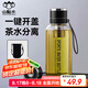 山點水玻璃杯一鍵開蓋高硼硅耐熱防摔茶水分離泡茶杯大容量辦公室水杯1L