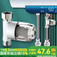 一靚電熱水器前置過濾器家用自來水龍頭洗衣機(jī)花灑阻垢不銹鋼濾網(wǎng)凈水 縱向款：全銅熱水器前置過濾器
