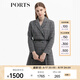 PORTS寶姿女裝秋冬新品女裝長(zhǎng)袖中長(zhǎng)連衣裙ALL9D038LFQ049 黑色格子 S (4)