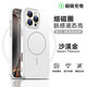 OEING適用iphone16pro手機殼細圈強磁吸手機殼新品14膚感液態(tài)硅膠8K水晶鏡頭iPhone15promax保護殼白色iPhone16promax