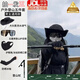 麥兒飛樂(lè )登山帽三件套帽子男女大帽檐牛仔漁夫帽女戶(hù)外徒步遮陽(yáng)登山裝備 爬山黑帽+口罩+眼鏡+登山杖+冰袖