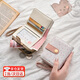 DUTRIEUX日系可愛(ài)零錢(qián)包小貓卡通一體新款韓版折疊搭扣手提帶短款卡包女士 貓咪短款錢(qián)包【粉色】