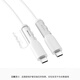 MPPMCK充電器保護套適用華為Mate70數據線(xiàn)硅膠防斷雙TYPE-C充電線(xiàn)卡扣修復神器66W充電器硅膠全包咬線(xiàn)器 白色-兩頭保護套【適用華為Mate70】