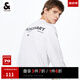 杰克·瓊斯（JACK&JONES）春季男裝衣服潮流字母純棉上衣運動衛(wèi)衣長袖打底衫多色衛(wèi)衣套頭衫 A06 本白色 M 175
