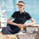哈吉斯（HAZZYS）女裝 夏季女士【PHIZ系列】寬松下擺POLO連衣裙女 藏青色NV (165/88A 40) L