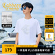卡賓（CABBEEN）【燙鉆印花】涼感高級(jí)短袖T恤男裝2025夏季新款圓領(lǐng)上衣男 米白色12（舒適版型） M /170/48