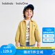巴拉巴拉童裝薄外套幼童裝寶寶外套男童女童2025新款秋裝格子萌趣印花衣服 淺黃30032 120