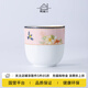 陶溪川景德鎮(zhèn)陶瓷米飯碗高溫釉中彩家用精致菜盤(pán)碟白瓷餐具單個(gè)搭配散件 滿庭芳-水杯*1