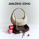 Amazing Song乙頌【新年禮物】半月包小號原創(chuàng  )高級感單肩斜挎包百搭通勤腋下包