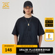 卡賓（CABBEEN）【純棉】商場同款短袖T恤男2024夏季新款像素風印花寬松潮牌 煤黑色01 L /175/50