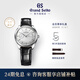 冠藍獅（Grand Seiko）gs禮物抗磁防水大三針機械鱷魚皮帶正裝休閑商務(wù)男表手表 現(xiàn)貨SBGK007G