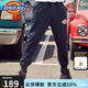 dickies休閑褲男 印花休閑褲百搭 男女情侶同款7066 深海軍藍(lán) XL