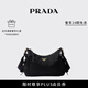 PRADA/普拉達(dá)【七夕禮物】女士Prada Explore Re-Nylon單肩包 黑色