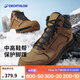 迪卡儂（DECATHLON）雪地靴男冬季戶外防水保暖棉鞋徒步鞋加厚雪靴男徒步鞋男 棕色 42
