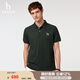 哈吉斯（HAZZYS）男裝 夏款男上衣POLO【3A抗菌】短袖T恤ASTZE0BBX27 深灰色CC M (170/92A 46)