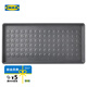 宜家（IKEA）BAGGMUCK 貝格馬克塑料鞋墊室內(nèi)戶(hù)外輕便耐用易清潔 灰色71x35cm
