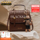 BLACKKISS多功能小背包可斜挎包包女2025新款韓版時(shí)尚雙肩包劍橋背包英倫風(fēng) 棕色（高顏值+高品質(zhì)）