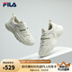 FILA【男女同款】斐樂官方跑步鞋復(fù)古老爹鞋火星鞋潮流時(shí)尚老爹鞋 女-微白/雨霧灰-WA 38