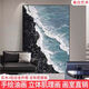 手繪油畫(huà)《星?！泛诎琢Ⅲw肌理畫(huà)掛畫(huà)沙發(fā)客廳背景墻裝飾畫(huà)玄關(guān)畫(huà) 主圖款 60*80CM一象白藝術(shù)出品