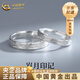中國(guó)黃金（CHINA GOLD）歲月印記情侶戒指S銀輕奢素圈銀戒指七夕情人節(jié)禮物送女朋友老婆 歲月印記情侶對(duì)戒