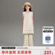 ELLE KIDS童裝 法式度假鉤花套裝女童夏季新款松弛吊帶背心/連衣裙可選 米色-裙子 165 (M)