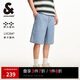 杰克·瓊斯（JACK&JONES） 潮流高街時(shí)尚百搭寬松休閑抽繩腰萊卡彈力六分褲短褲男225243002