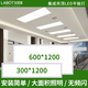 拉伯塔集成吊燈三防led長(zhǎng)條燈1200x300潔凈平板燈凈化30x120商用照明燈 高亮集成款【300x1200】48W-白光