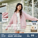森馬（Semir）迪士尼米奇系列外套女連帽寬松2025春季新款刺繡夾克松弛顯瘦廓形 橡皮粉61216【俏皮粉】 M 160/84A