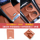 峰廣奔馳新C級GLC300L/C260L/C200L中控面板貼硅膠車(chē)內裝飾用品防滑墊 23-25款GLC硅膠赭石棕 中控+水杯