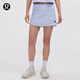 lululemon丨Graphic Pace Rival 女士運(yùn)動圖案款中腰短裙 *長款 LW8AOAS 粉筆藍(lán) S
