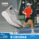 HOKA ONE ONE 【汪順同款】新款夏季男鞋克利夫頓 10跑步鞋CLIFTON 10輕量緩震 恒星灰/星塵灰-寬版 42