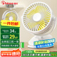 賽億風寶蓄電款USB小風扇電風扇小電扇小臺扇辦公室宿舍床頭車載用多功能臺夾壁掛扇迷你便攜小型風扇
