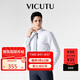 威可多（VICUTU）【云朵襯衫三代】男士長(zhǎng)袖百搭商務(wù)襯衫白色180/B/42