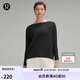 lululemon丨Back in Action 女士長袖 T 恤 透氣 LW3CE0S 黑色 XXS /2