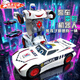 夢(mèng)泡變形汽車(chē)機器人男孩電動(dòng)機器人變警車(chē)玩具變形金剛兒童電動(dòng)款汽車(chē) 白色警車(chē)【燈光+音樂(lè )】電動(dòng)炫酷 自動(dòng)變形機器人萬(wàn)向警車(chē)男孩玩具