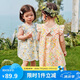 迷你巴拉女童連衣裙純棉寶寶嬰兒衣服公主裙新款裙子