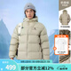 駱駝（CAMEL）【黑鉆5】戶外氣凝膠羽絨服24冬季新款男女同款保暖防潑水面包服 A34CAPN750B，奶茶棕，男女同款 M