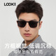 LOOK眼鏡防曬偏光太陽(yáng)鏡 經(jīng)典復古金屬墨鏡 戶(hù)外釣魚(yú)開(kāi)車(chē)騎行 男士女士 AEE啞黑 LSP25020