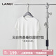 藍地短袖t恤女2025夏季新款簡(jiǎn)約純色百搭打底衫圓領(lǐng)半袖上 白色 L