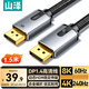 山澤 DP線1.4版4K/2K240/165Hz 8K高清DisplayPort電腦游戲電競顯示器視頻線 1.5米  DPO-15