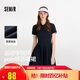 森馬（Semir）[商場同款]連衣裙女撞色polo領(lǐng)夏季2025學(xué)院風(fēng)百褶裙101325114051