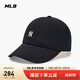 MLB帽子男女情侶同款張凌赫明星同款軟頂棒球帽3ACPB045N-50BKS-F