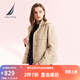 諾帝卡（NAUTICA）【商場同款】女裝春夏新款特氟龍防輕濺水抗污薄夾克女41JO03 淺卡其2BM S