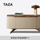 TAZA 餐邊柜 現(xiàn)代簡(jiǎn)約餐邊柜 大戶(hù)型客廳家用實(shí)木輕奢高級(jí)感儲(chǔ)物柜 Top Notch 天山暮雪奢石面 1.6M