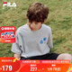 FILA【蘋果T】斐樂童裝兒童短袖T恤2025年夏季男童女童速干衣