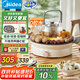 美的（Midea）電陶爐電磁爐圍爐煮茶器家用1200w大功率燒水火鍋電池爐輕音低輻射不挑鍋具國家補(bǔ)貼MC-HW12EY10