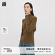 播長袖打底衫女商場同款秋冬新款高領(lǐng)內(nèi)搭t恤上衣BDQ4YD1317 O50巧克力色 L